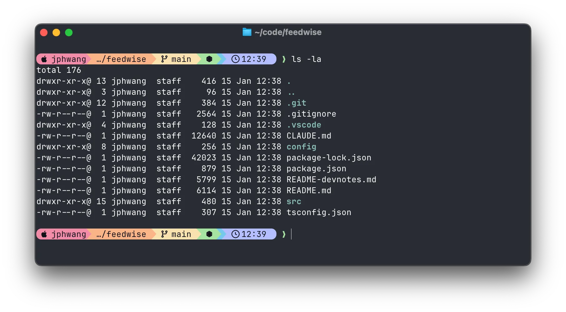 Terminal with Starship theme