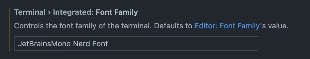 Starship terminal font